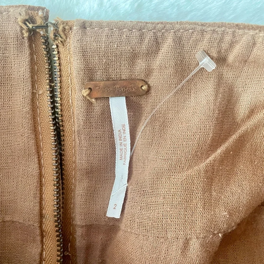 Free People Suede Mini Skirt - Picture 3 of 5